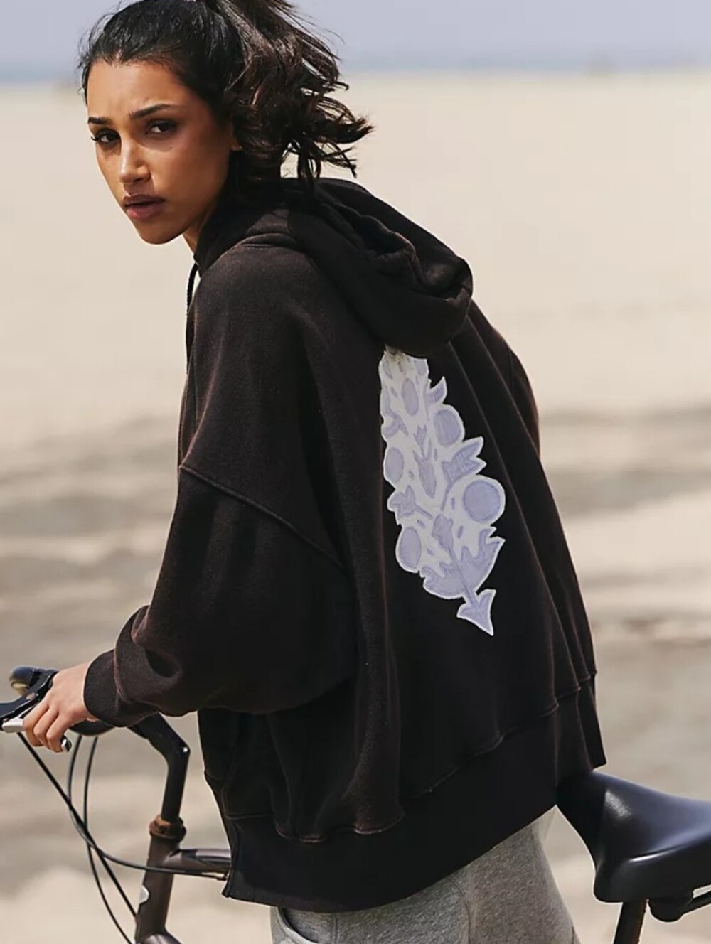 Free People FP Movement Sprint To The Finish LOGO Hoodie NWT Large (xl) - Picture 5 of 12